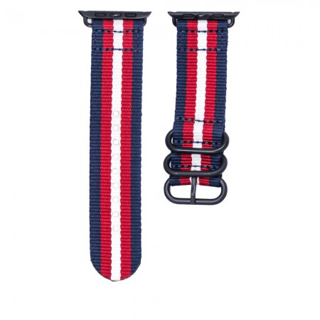 Ремешок Apple Watch Buckle Nylon 42 mm 44 mm 45 mm 49 mm Синий Красный Белый