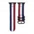 Ремінець Buckle Nylon Apple Watch 42 mm 44 mm 45 mm 49 mm Білий/Червоний/Синій