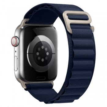 Ремінець Apple Alpine Loop Design для Apple Watch темно-синій 42/44/45/49 мм