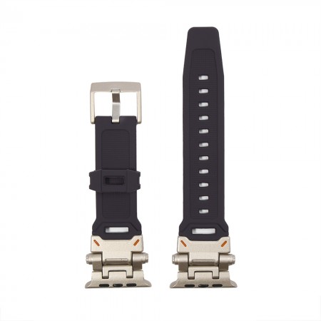 Ремінець T-silicon Apple Watch 42 44 45 49 мм Фіолетовий