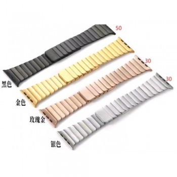 Ремінець для Apple Watch 42/44/45/49 мм Be Happy Metal Link з магнітною застібкою, рожеве золото Ремінець для Apple Watch 42/44/45/49 мм Be Happy Metal Link з магнітною застібкою, рожеве золото