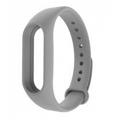 Спортивний ремінець Silicone Sport Band для Xiaomi Mi Band 3/4, сірий, силіконовий, водовідштовхувальний