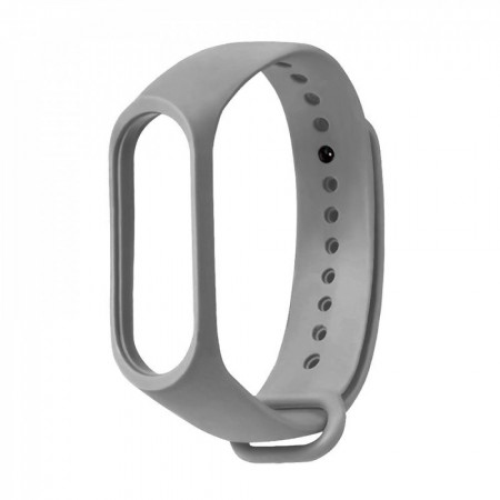 Ремінець Silicone Sport Band Xiaomi Mi Band 5 6 7 Сірий