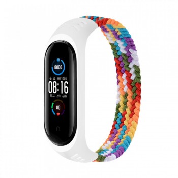 Ремінець Nylon Solo Loop Xiaomi Mi Band 5 6 Різнокольоровий