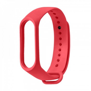 Ремінець Silicone Sport Band Xiaomi Mi Band 5 6 7 Червоний