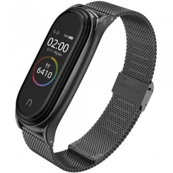 Ремінець міланський Xiaomi Mi Band 7 Milanese Loop Чорний