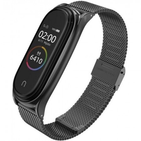 Ремінець міланський Xiaomi Mi Band 7 Milanese Loop Чорний