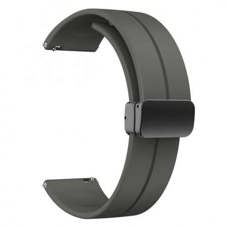 Ремінець Silicone Magic Lock Універсальний Gray 20 мм