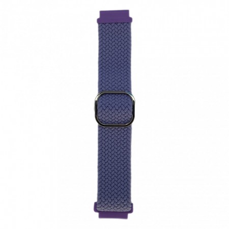 Ремінець Braided Універсальний 20 mm Фіолетовий