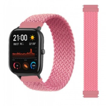 Ремінець Nylon Solo Loop Pink Універсальний 20 мм Long 145 мм