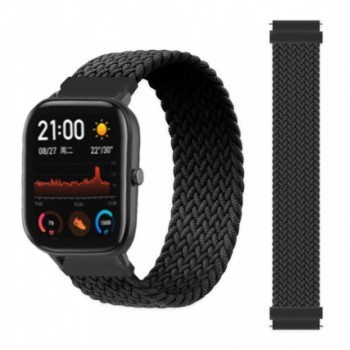 Ремінець Nylon Solo Loop Black Універсальний 20 мм Long 145 мм