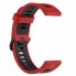 Універсальний ремінець Silicone для годинників 22 мм, червоно-чорний, підходить для AmazFit Stratos/Pace/GTR, Huawei GT2, Samsung Gear S3/S4, Galaxy Active 2/Watch