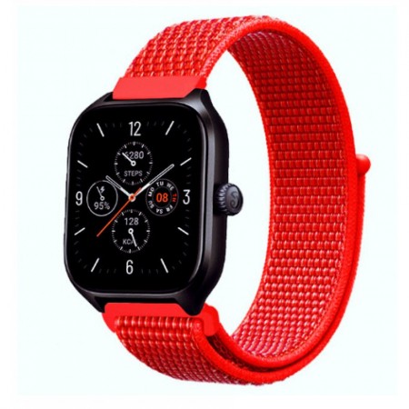 Ремінець Nylon Loop Red Універсальний 22 мм