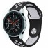 Універсальний ремінець Sport Nike для смарт-годинників 22 мм, чорнобілий, сумісний з AmazFit Stratos/Pace/GTR, Huawei GT2, Samsung Gear S3/S4, Galaxy Active 2/Watch