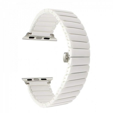 Ремінець Ceramic Bead Design Універсальний 22 мм Білий