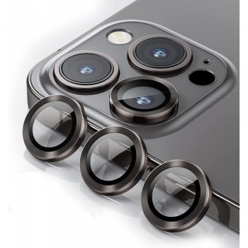 Защитное стекло для камеры iPhone 15 Pro/15 Pro Max Veron, титановый серый