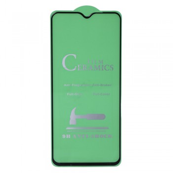 Захисне скло Ceramic Glass для Xiaomi Redmi Note 8 Pro, чорне, 9H, ультратонке