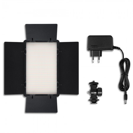 Лампа відеосвітло Veron PRO LED-520 37W, LED 520шт, колірна температура 3200K-6500K