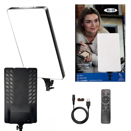 Лампа відеосвітло прожектор Veron RL-19, потужне LED джерело світла для фото- та відеозйомки