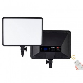 Лампа відеосвітло LED Jmary FM-17RS 37x26 см, 204 світлодіода, 3000K-6000K, з пультом керування