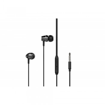 Навушники з мікрофоном Veron VH08, 3.5mm, чорні, ергономічна посадка, відтворення низьких частот