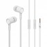 Навушники з мікрофоном Celebrat D2, 3.5 мм, герметичні, довжина кабелю 1,2 м, білі