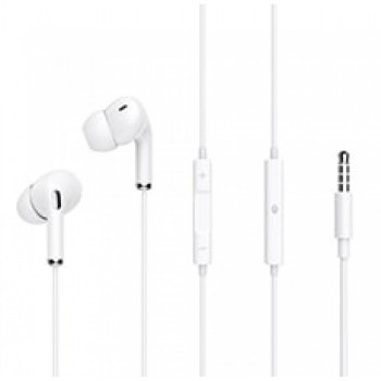 Вакуумні навушники з мікрофоном Celebrat G15, білі, 3.5mm, 20-20000 Гц, 92 дБ