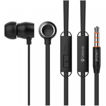 Навушники Celebrat G10 з мікрофоном 3.5mm, вакуумні, чорні, звуковий діапазон 20-20000 Гц, чутливість 92 дБ, опір 16 Ом