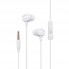 Вакуумні навушники Celebrat Fly-1 з мікрофоном, 3.5 мм, білі, динамічні, довжина кабелю 1.2 м, ергономічна форма