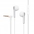 Навушники-вкладиші Celebrat G6 з мікрофоном, 3.5 мм Jack, закриті, 1.2 м, білі