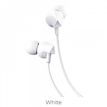 Навушники з мікрофоном Hoco M60 Perfect Sound, 3.5mm, динамік 10 мм, довжина кабелю 1.2 м, провідне управління однією кнопкою