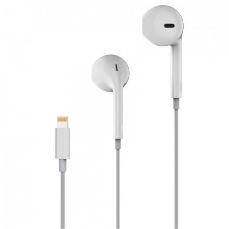 Навушники Veron V15L з мікрофоном, Lightning, висока гучність низьких частот, ергономічна посадка