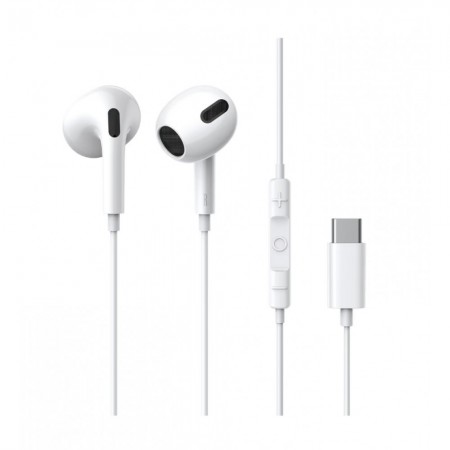 Навушники Veron VH7C Type-C з мікрофоном, Hi-Fi звук, 20-20000 Гц, довжина 1,2 м