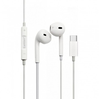 Навушники Type C з мікрофоном Earldom ET-E74C, чорні, підтримка швидкої зарядки