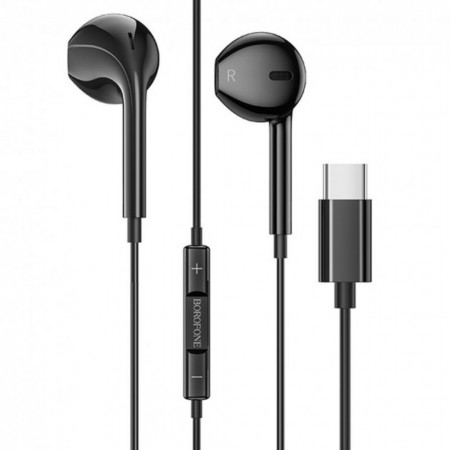 Навушники з мікрофоном Borofone BM60 Series, чорні, Type-C