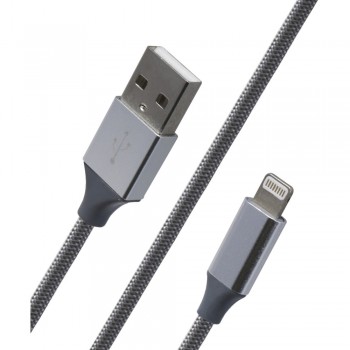 Кабель Lightning ABL MultiColor 2A (1м), швидка зарядка, підтримка передачі даних