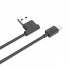 Кабель Lightning Hoco UPL11 L-образний, 1.2 м, 2.4А, чорний