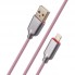 Кабель Lightning Baseus Metal MultiColor 2A, 1 м, металевий, багатоколірний