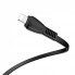 Кабель Lightning Hoco X40, 1м, 2.4A, с поддержкой зарядки и передачи данных, черный