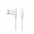 Кабель Lightning Hoco UPL11, L-образный, 1.2 м, 2.4A, черный- белый