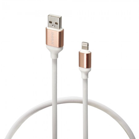 Кабель USB 3.0 to Lightning iMax, 1.5 м, 2.4A, білий