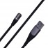 Кабель Lightning Magnetic XS-025, 2A, 1м, черный