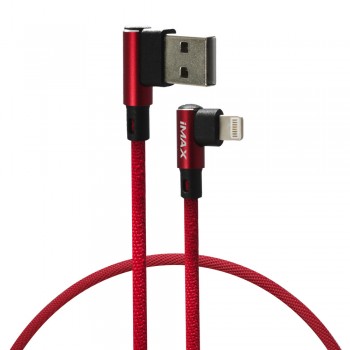 Кабель USB 3.0 to Lightning iMax L Shape 2.4A, 1 м