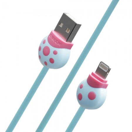 Кабель Lightning Joyroom S-L124, 2.4А, 1.2м, синій, швидка зарядка, висока якість передачі даних