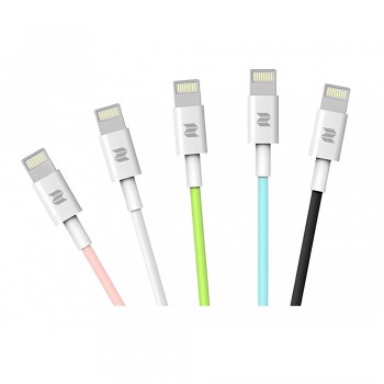 Кабель Lightning Rock Space RCB0424, 2A, 1 м, чорний