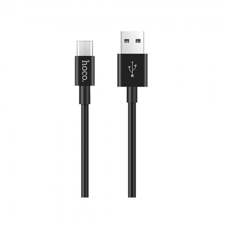 Зарядний і синхронізаційний кабель Hoco X23 Skilled Micro USB, 1 м, чорний, TPE, 2A