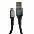 Кабель Micro USB Veron NM09 Nylon, 2.4A, довжина 0.25м, швидка зарядка