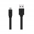 Кабель Micro USB Hoco X5 Bamboo, 2A, 1 м, чорний, силіконовий, з швидкою зарядкою
