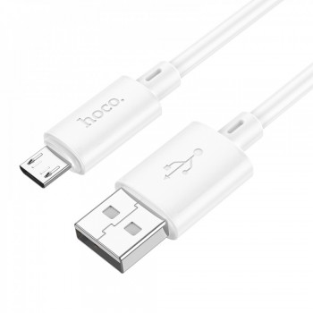 Кабель Micro USB Hoco X88, 2.4A, 1м, білий