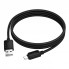 Кабель Micro USB 2.4A Hoco X113, 1м, чорний